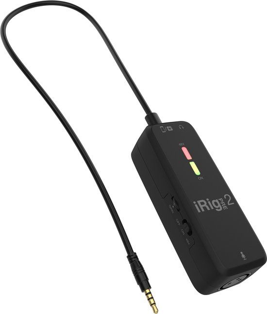 IK Multimedia iRig Pre 2 Mobiele Microfooninterface