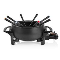 Tristar FO-1107 Poêle à fondue - Set à fondue électrique - 8 personnes - Noir