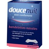 Douce Nuit Bandelettes nasales anti-ronflement grande taille 20 unités