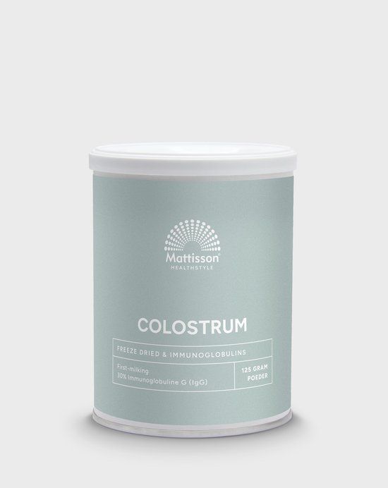 Mattisson Colostrum Poeder - 125g - 30% igG - Biestmelk Supplement