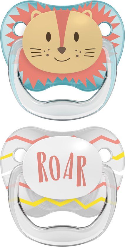 Dr. Brown's Classic Fopspeen - Fase 1 - Blauw - 2 stuks