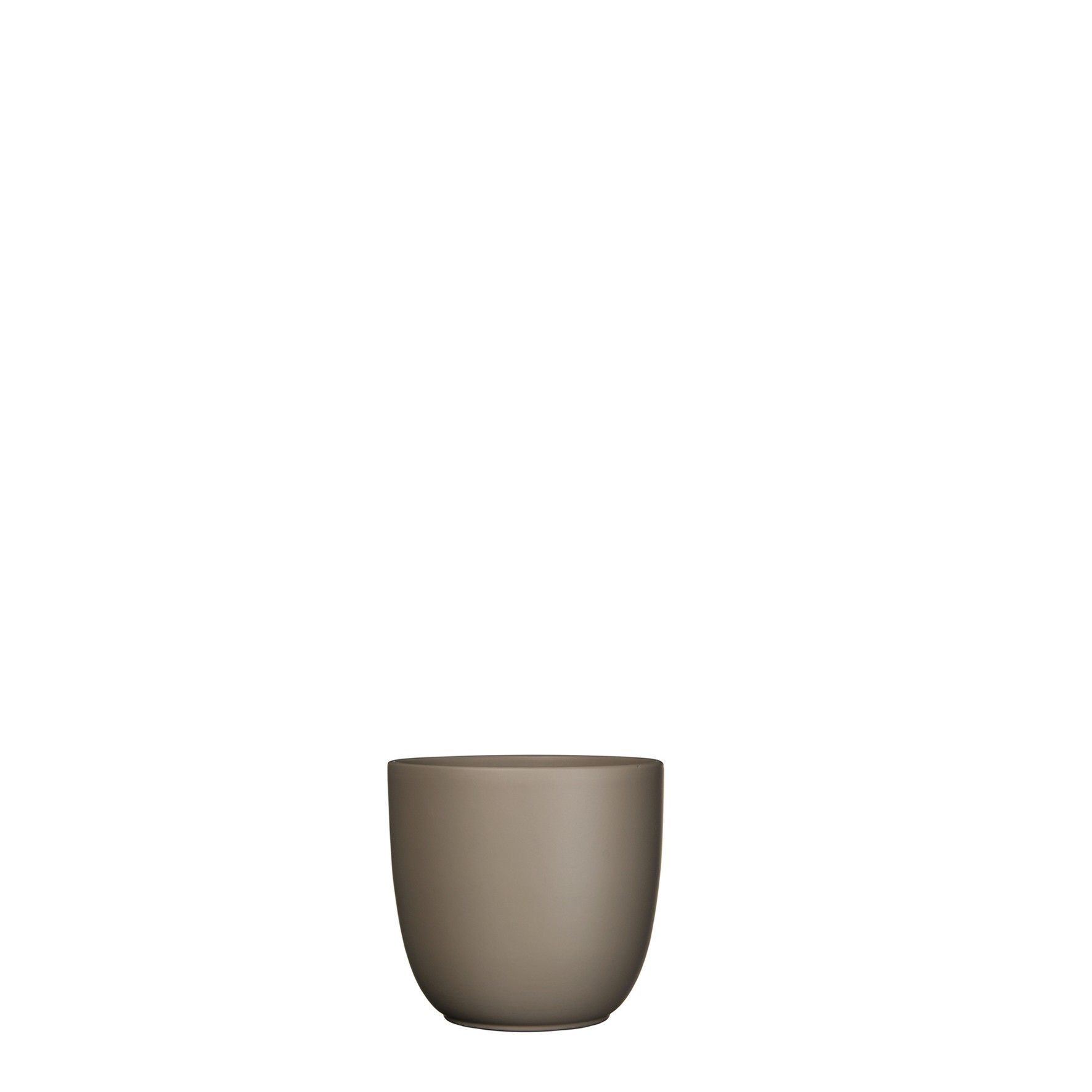 Mica Decorations Bloempot Pot rond es/9 tusca 9 x 10 cm taupe mat