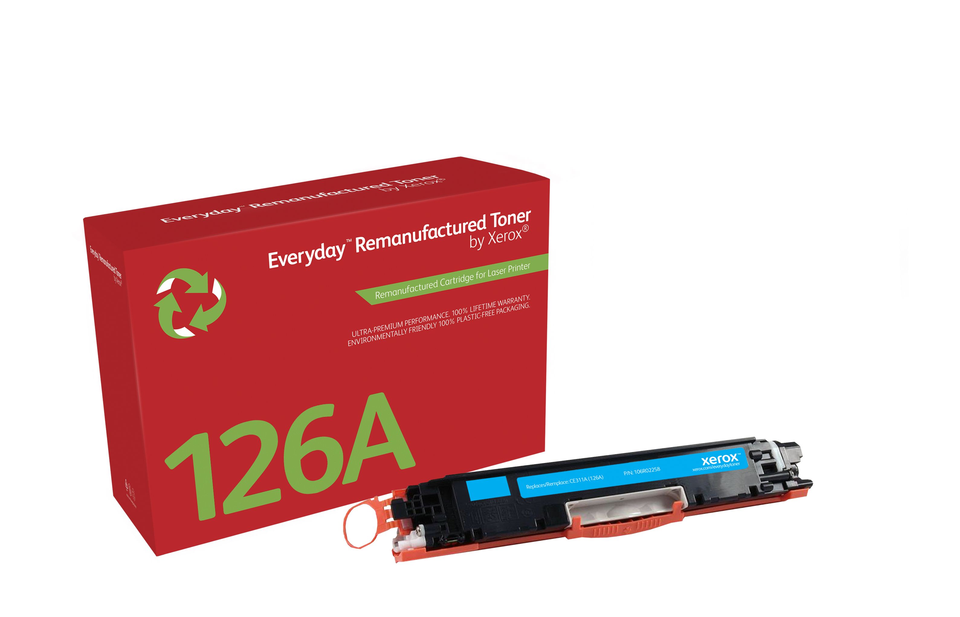 Xerox Cyaan Toner Cartridge voor HP 126A (CE311A) - Compatibel
