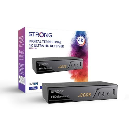 Digitale Strong SRT8250 Terrestrial 4K Ultra HD Zwart