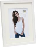 Deknudt cadre photo avec passe-partout bois blanc - 5412065565823