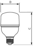 Philips CorePro LED E27 Mat 20W 2050lm - 830 Warm Wit