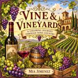 Vine & Vineyards: A Coloring Journey Through Wine Country