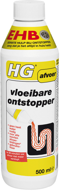 HG vloeibare ontstopper 500 ml - 500ml