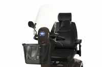 Scootmobielaanhuis.nl Scootmobielaanhuis Windscherm Universeel - Laag - 42 cm x 42 xm (H x B)