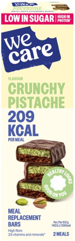 WeCare Bars Crunchy Pistache - 124 gr