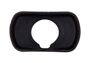 JJC EF-XTL Cameraoogschelp Zwart Silicone