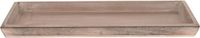 Merkloos Dijk Natural Plateau - rechthoekig - hout - grey wash - 39 x 15 cm