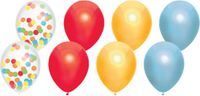 Haza Ballonnen - Multi-kleuren mix - 12 stuks