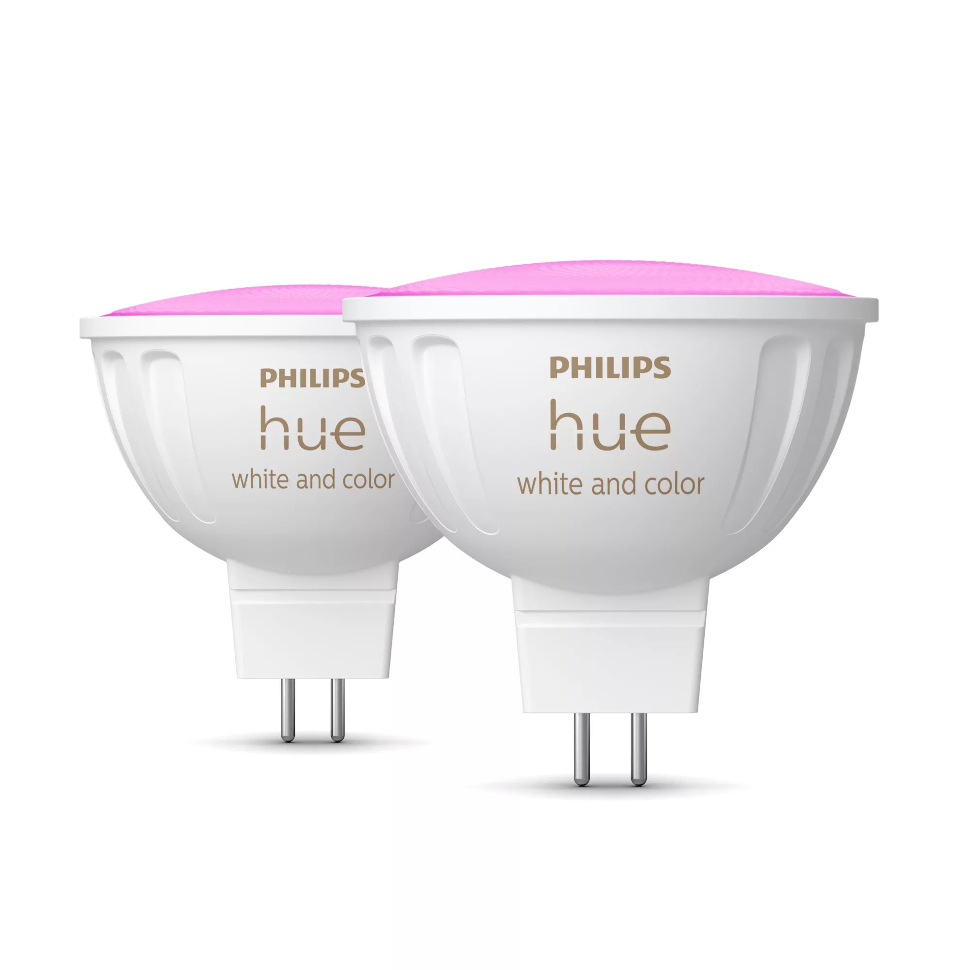 Philips Hue White and Color Ambiance MR16 Spot - 2 Pack