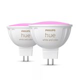Philips Hue White and Color Ambiance MR16 Spot - 2 Pack