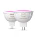 Philips Hue White and Color Ambiance MR16 Spot - 2 Pack