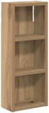 vidaXL Wandkast Badkamer Ambachtelijk Eiken 20 x 10 x 50 cm