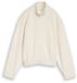 Tom Tailor - Sweatjack met opstaande kraag - Maat 128 - Gardenia White