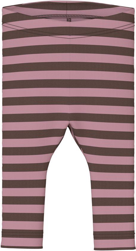 NAME IT NBNBANIO XSL LEGGING NOOS Baby Leggings Unisex French Roast Gestreept 56