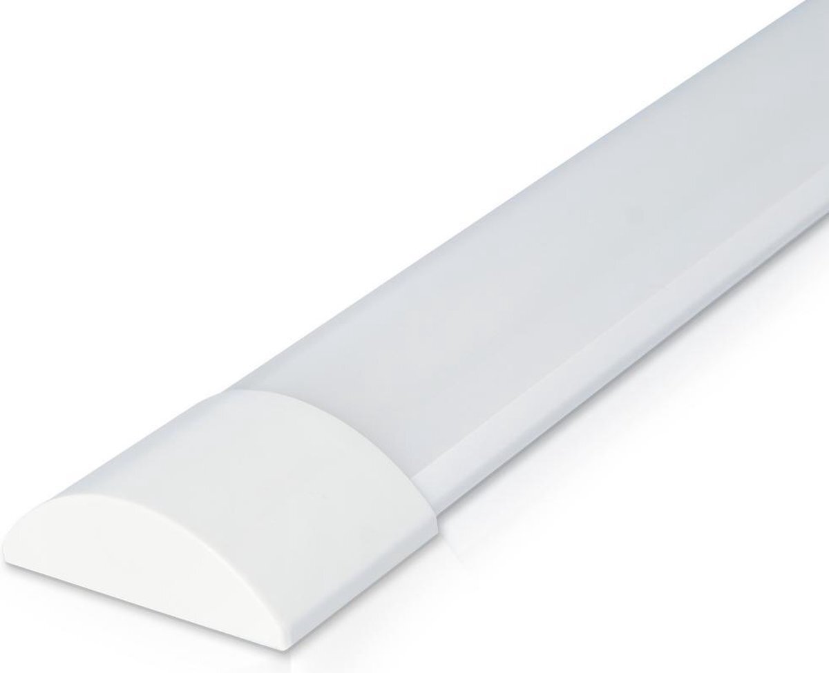 HOFTRONIC - LED Batten 150cm - 50W 6000 Lumen - 3000K Warm wit - Samsung LED Chips - LED TL Armatuur - Geïntegreerde LED Buis - Voor werkplaats, schuur en als onderbouwverlichting - Incl. montageklemmen & quick connector -