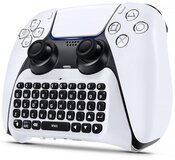 YONO Toetsenbord voor PS5 Controller - Bluetooth - QWERTY - Wit