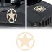 4R Quattroerre.it 17114 Army Star stickers voor Jeep Renegade, zand