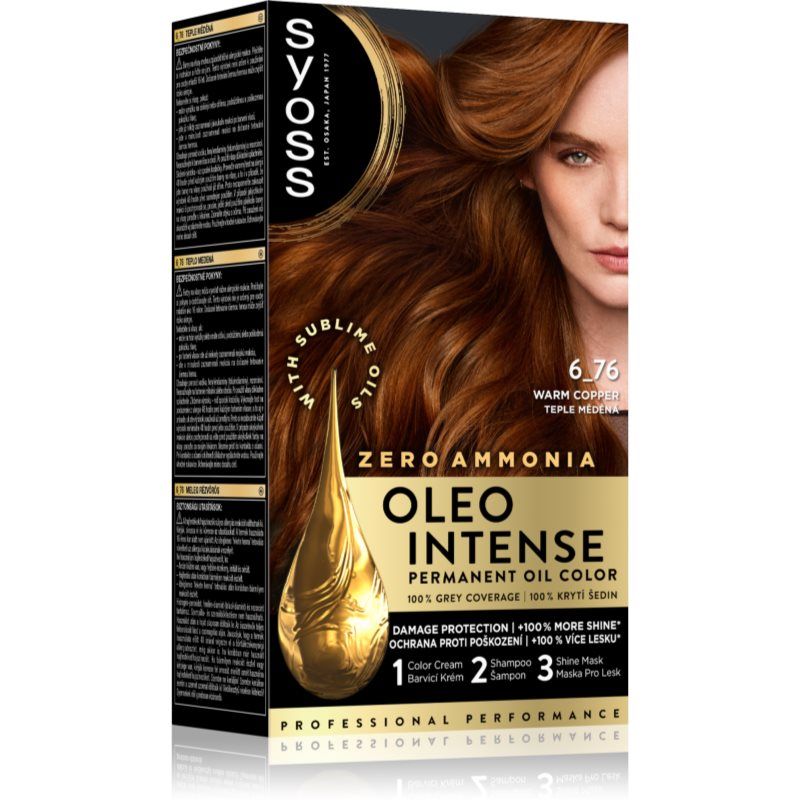 Syoss Oleo Intense 6-76 Golden Copper
