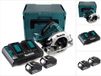 Makita DHS 782 PG2J Scie circulaire sans fil 36V (2x18V) 190 mm sans balai dans Makpac + 2x batterie 6.0 Ah + chargeur double