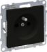 Legrand SUNO stopcontact, zwart, 16A, 250V, 2 polen + aarding