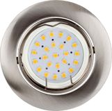 Lucide Focus Inbouwspot Rond Dimbare LED RVS
