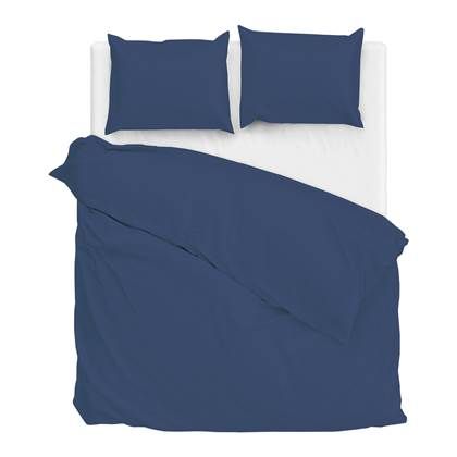 Zo!Home Satinado Dekbedovertrek 200 x 220 cm - blauw