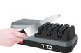 TTD Affûteuse électrique - Affûteuse à 3 fentes - Pré-affûtage, affûtage et polissage - Antidérapant
