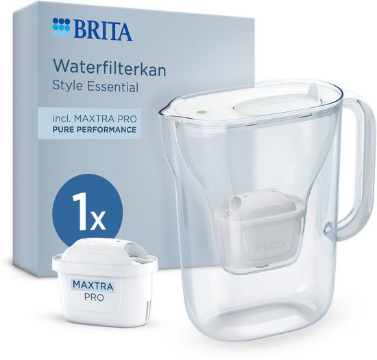 BRITA Waterfilterkan Style Essential Cool - 2,4L - Wit