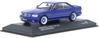 Geen automerk Solido Mercedes-Benz 560 SEC AMG Widebody Modelauto 1:43 Linarite Blue Pearl