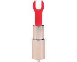 Loveline Shots Loveline by Shots Sexy Sparkle - Lipstick Vibrator met 4 Opzetstukken - Groen