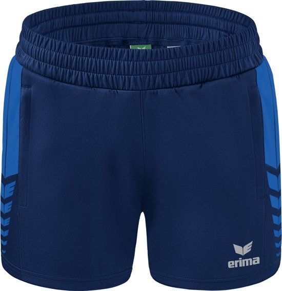 Erima Six Wings Worker Short - Kinderen - New Navy / New Royal - Maat 128