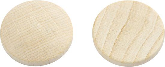 Creotime Houten knopen - 25 mm - 150 stuks