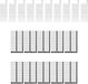 Merkloos Paneelstickers Sets - Nummerlabels Waterdicht - Circuit Identificatie - Flexibele Identificatie - 10 Sets - Zwart