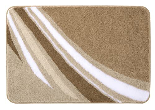 Meusch Badmat Lyra, kleur: Toffee, materiaal: 100% polyacryl, afmetingen: 70x120 cm