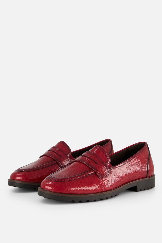 Tamaris Instappers rood Synthetisch - Maat 39