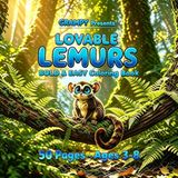 Lovable LEMURS: Bold & Easy Coloring Book