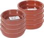 Merkloos / Sans marque Bilbao Set van 8x tapas bakjes/schaaltjes Bilbao 14 cm en 12 cm - Tapas/creme brulee ovenschaaltjes/serveerschaaltjes