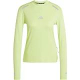 Adidas Ultimate Running Reflective T-shirt Lange Mouwen Vrouw Geel XS