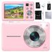 Siltcon Digitale Camera - 4K Ultra HD & 64MP - Roze - Dual Lens - 16x Zoom