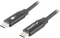Lanberg Cable USB C Male to USB C Male 1 m Black