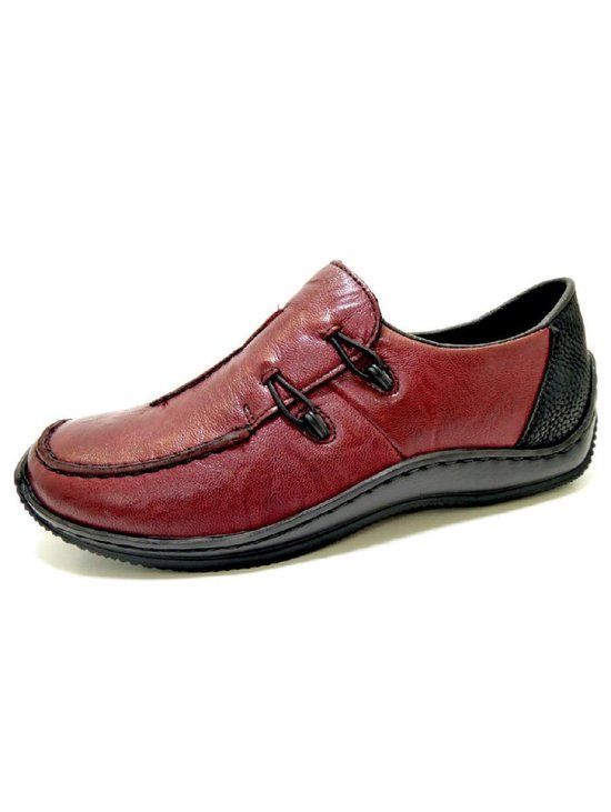 Rieker L1751 Dames Slipper Rood Maat 36