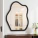 Miroir mural asymétrique pour salle de bain et salon