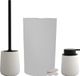 MSV Malmo Bathroom Set - White Ceramic