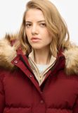Superdry Everest Classic Puffer Jas Dames Rood