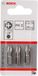 Bosch 2607001506 Bits 3ST PH Kruisjes. Bit Gr.0 x H 25 mm PH2. 25 mm, 3 Stück